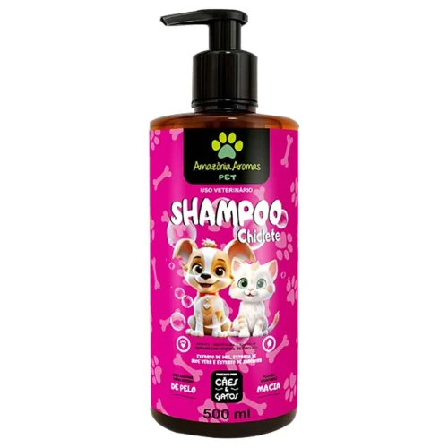 Pet banho a seco 500ml chiclete para cães e gatos