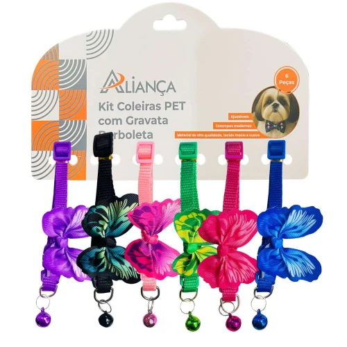 Pet coleira gravata borboleta com guizo Pet coleira gravata borboleta com guizo