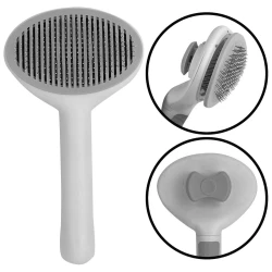 Pet escova plástica removedora de pelos cães/gatos