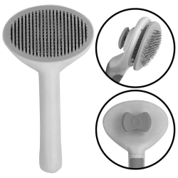 Pet escova plástica removedora de pelos cães/gatos Novo Século