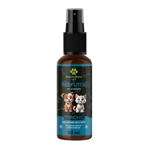 Pet perfume 60ml macho para cães e gatos