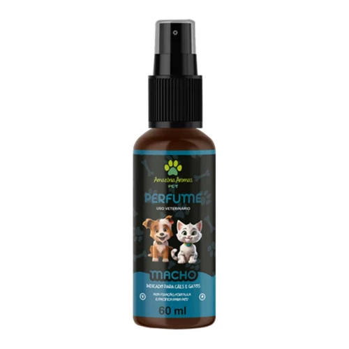 Pet perfume 60ml macho para cães e gatos