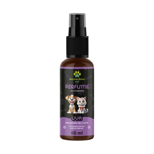 Pet perfume 60ml uva para cães e gatos