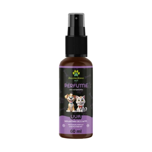 Pet perfume 60ml uva para cães e gatos