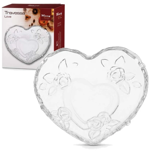 Petisqueira travessa love 16,3cm