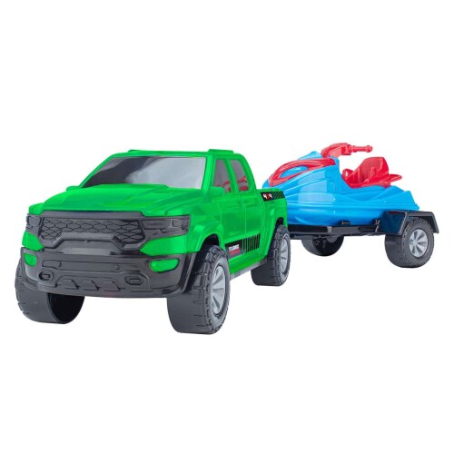 Pick up com jetski e carreta BS Toys Pick up com jetski e carreta BS Toys