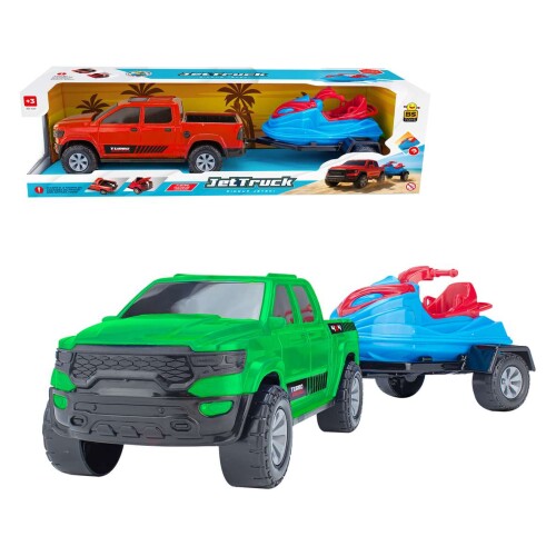 Pick up com jetski e carreta BS Toys Pick up com jetski e carreta BS Toys