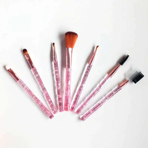 Pincel para maquiagem com 07 unidades Sweet Beauty sortido Novo Século