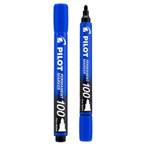 Pincel permanente industrial marker sca-100 azul