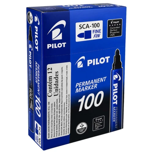 Pincel permanente industrial marker sca-100 azul Pincel permanente industrial marker sca-100 azul