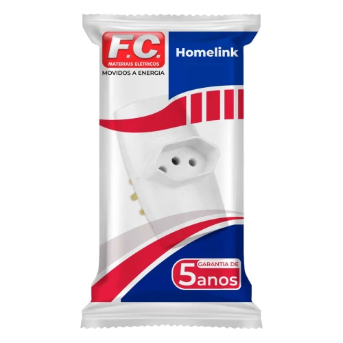 Pino adaptador T 03 saídas 03 pinos blister F.C