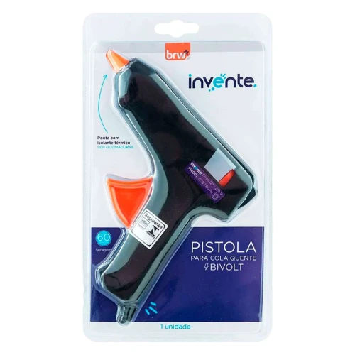 Pistola para cola quente grande 15W bivolt Brw