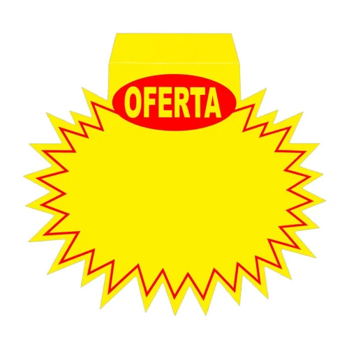 Placa de papel oferta splash 14,5x18cm