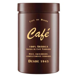 Pote plástico bandeirante marrom lata retro café 1500ml