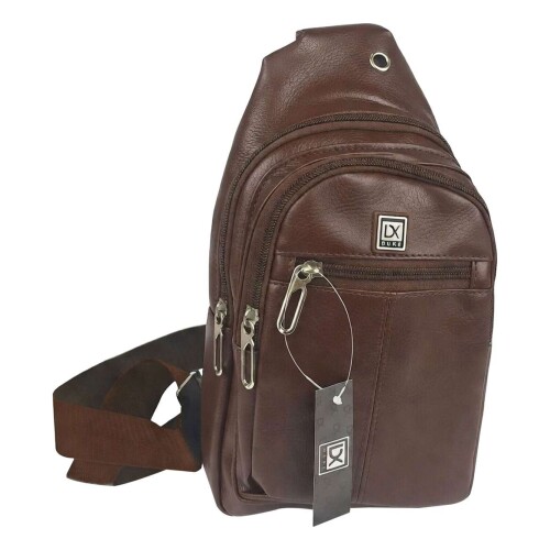 Pochete sintética unissex transversal Pochete sintética unissex transversal