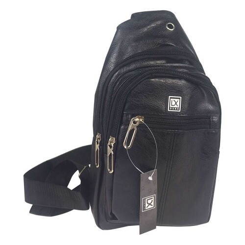 Pochete sintética unissex transversal Pochete sintética unissex transversal