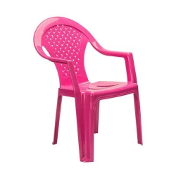 Poltrona plástica infantil Lisa Rosa ref0385