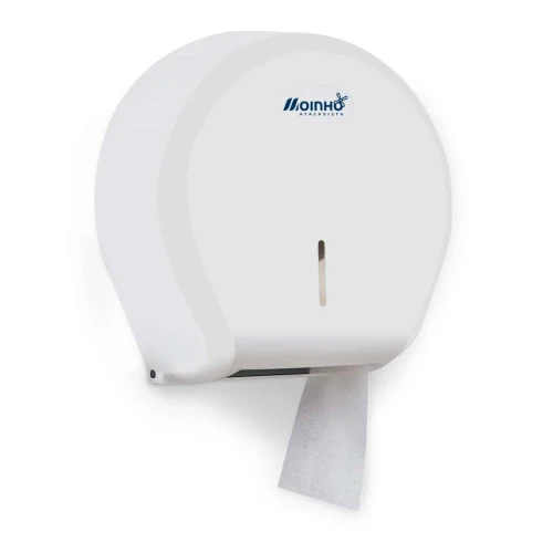 Porta Papel higiênico rolão branco com logo Moinho