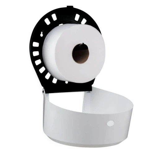 Porta Papel higiênico rolão branco com logo Moinho