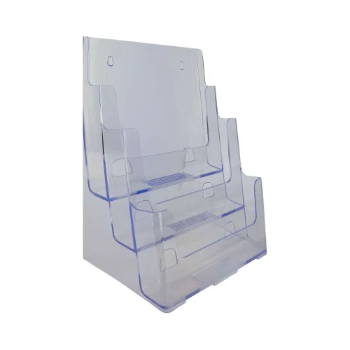 Porta documento para parede cristal tripla vertical