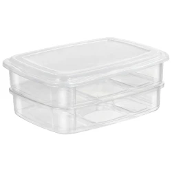 Porta frios plástico retangular 02 peças Ercaplast