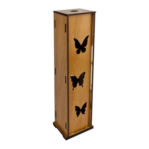 Porta incenso MDF decorado 25cm sortido