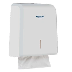 Porta papel toalha interfolhas branco com logo Moinho