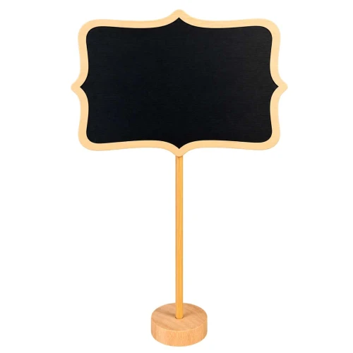 Porta recado de madeira com base 20x28cm moldura lisa Comercial Wei Porta recado de madeira com base 20x28cm moldura lisa Comercial Wei