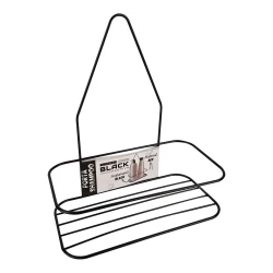 Porta shampoo de metal preto 19,5x11x10,5cm Alpif