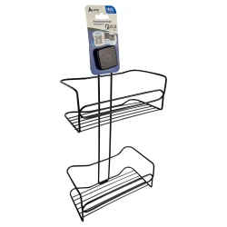 Porta shampoo de parede duplo de metal com ventosa Alpif