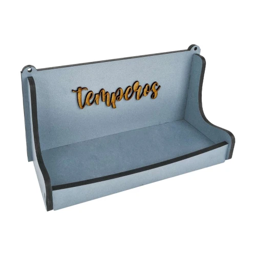 Porta temperos MDF para pendurar multiuso sortido