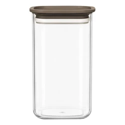 Pote acrílico hermético 1500ml avelã Vaeso