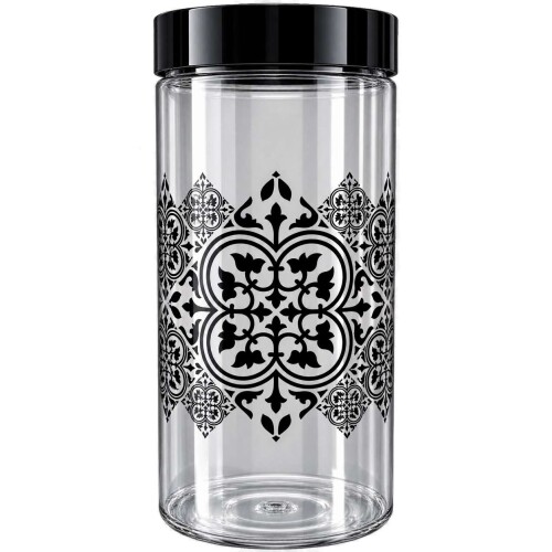 Pote plástico decorado azulejo 2000ml 4430 (v) Pote plástico decorado azulejo 2000ml 4430 (v)