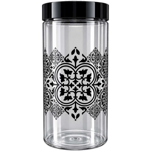 Pote plástico decorado azulejo 2000ml 4430 (v) Pote plástico decorado azulejo 2000ml 4430 (v)