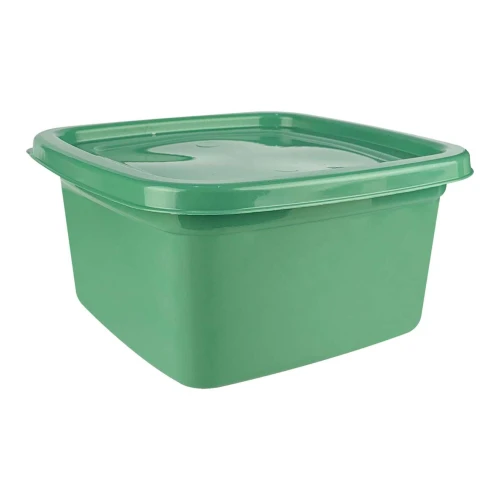 Pote plástico quadrado 1500ml coloridos