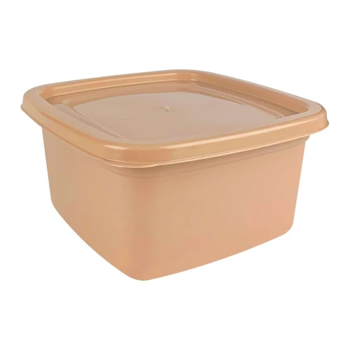 Pote plástico quadrado 1500ml coloridos