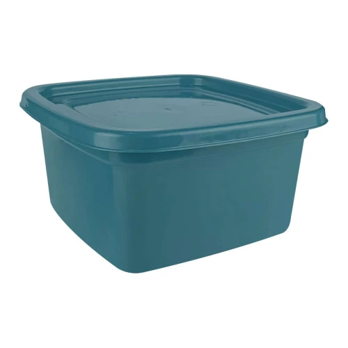Pote plástico quadrado 1500ml coloridos