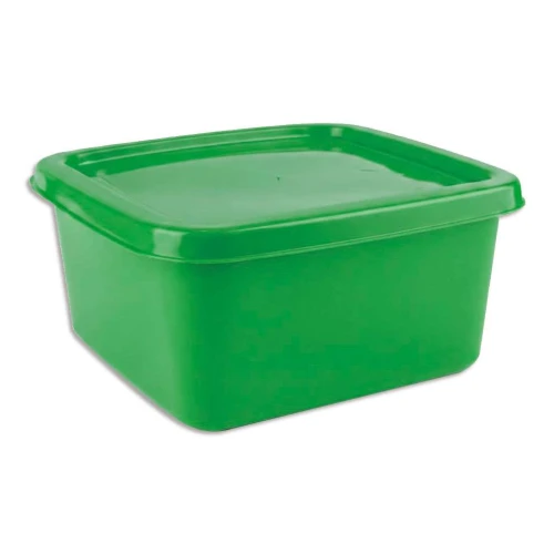 Pote plástico quadrado 1500ml cores sortidas