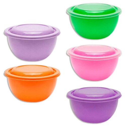 Pote plástico redondo 700ml cores sortidas