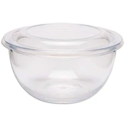 Pote plástico redondo 700ml transparente