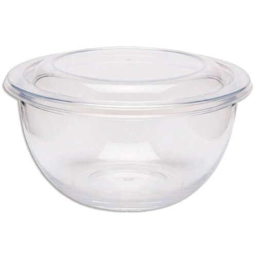 Pote plástico redondo 700ml transparente