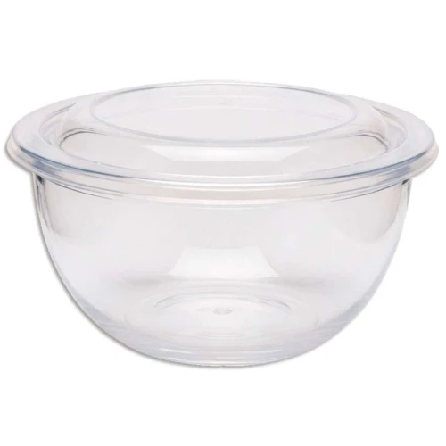 Pote plástico redondo 700ml transparente