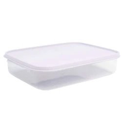 Pote plastico retangular novelle 4lts transparente Pote plastico retangular novelle 4lts transparente