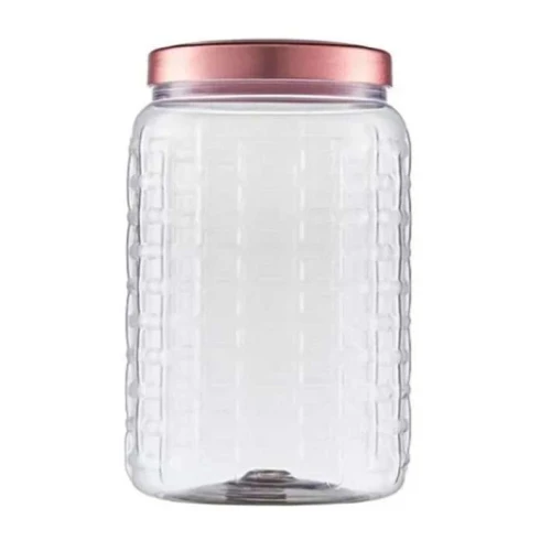 Pote plástico wave tampa matte rose 1500ml