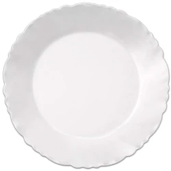 Prato vidro redondo raso opaline 27cm petala