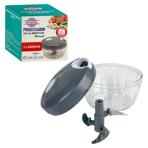 Processador de legumes a corda 500ml Ki-útil