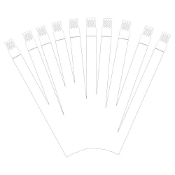 Pulseira de identificação sintética branco com 40 unidades Popper