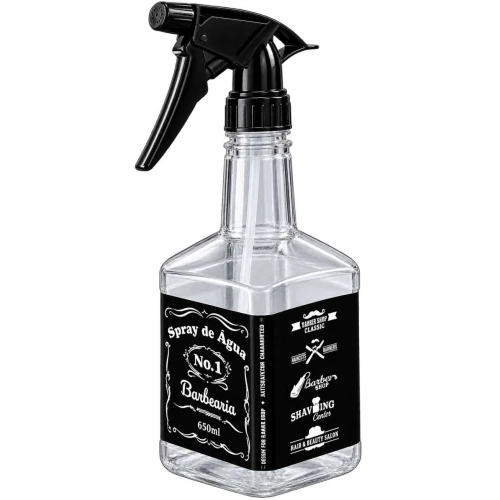 Pulverizador plástico 650ML para barbearia