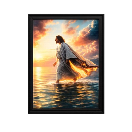 Quadro decorado com moldura religioso 65x95cm sortidos Quadro decorado com moldura religioso 65x95cm sortidos