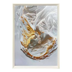 Quadro decorado com moldura sortidos 50x70cm